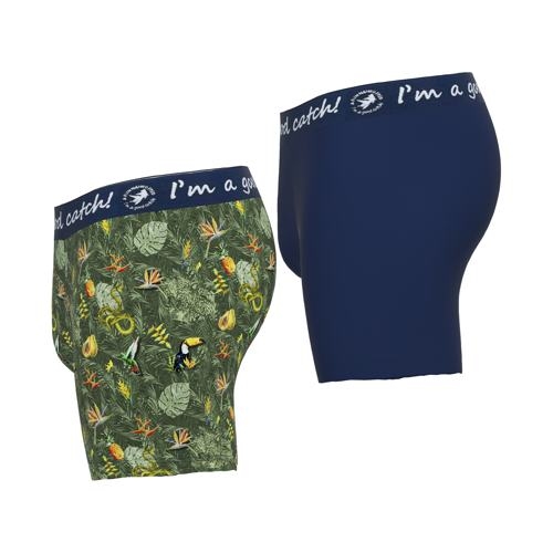 Un poisson nommé Fred Amazone vert/print boxer Un poisson nommé Fred Amazone vert/print boxer