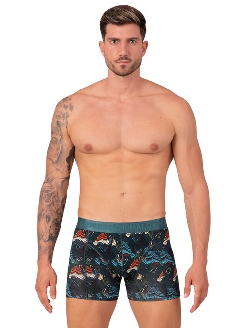 Muchachomalo Birds vert/print modal boxer Muchachomalo Birds vert/print modal boxer