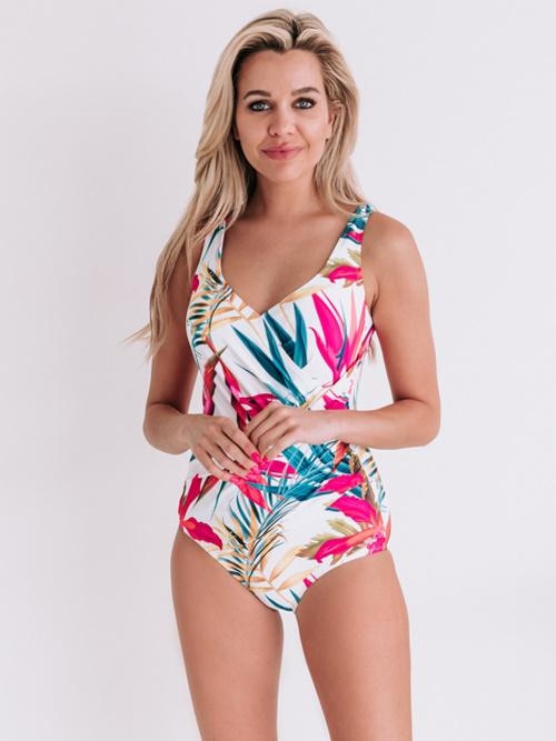 Bomain Bali blanc/print maillot de bain Bomain Bali blanc/print maillot de bain