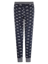 Charlie Choe Into The Wild bleu marine/blanc pantalon de pyjama