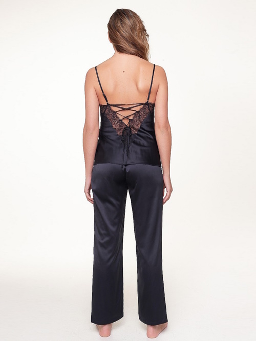 LingaDore Night Dark Snake bleu marine pantalon de pyjama LingaDore Night Dark Snake bleu marine pantalon de pyjama