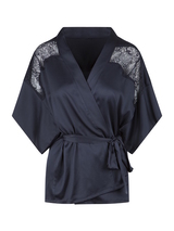 LingaDore Nuit Dark Snake bleu marine kimono