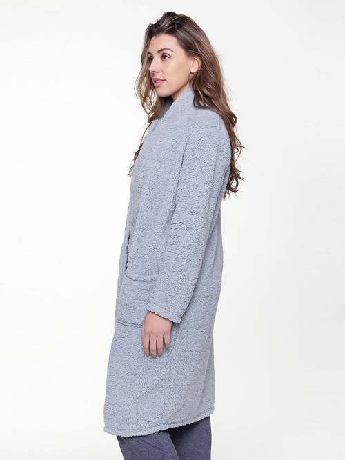 LingaDore Night Fluffy bleu peignoir LingaDore Night Fluffy bleu peignoir