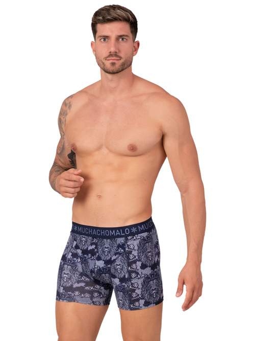 Muchachomalo Lion bleu/print boxer Muchachomalo Lion bleu/print boxer