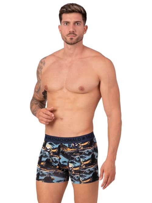 Muchachomalo Lion bleu/print boxer Muchachomalo Lion bleu/print boxer