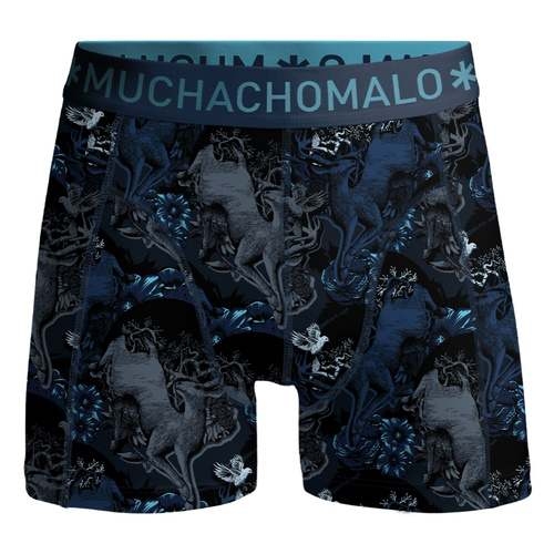 Muchachomalo Chevreuil bleu/print boxer