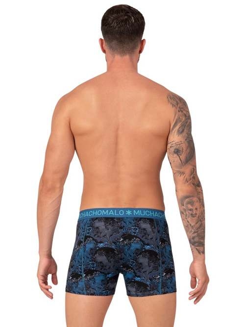 Muchachomalo Chevreuil bleu/print boxer Muchachomalo Chevreuil bleu/print boxer