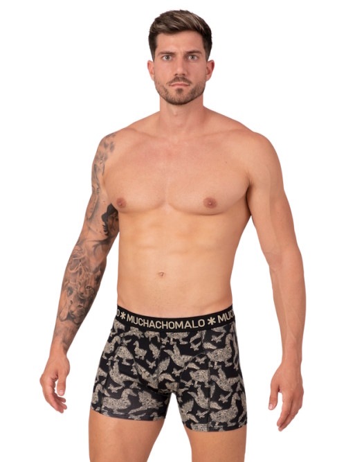 Muchachomalo Canard noir/print boxer Muchachomalo Canard noir/print boxer