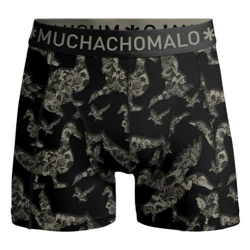 Muchachomalo Canard noir/print boxer