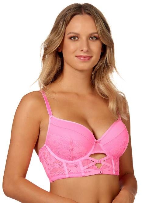 After Eden Stevie hot pink soutien-gorge rembourré After Eden Stevie hot pink soutien-gorge rembourré