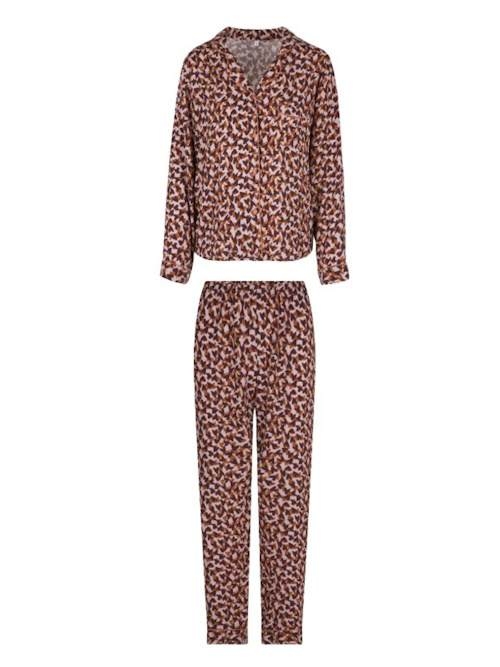 LingaDore Night Love marron/print pyjama LingaDore Night Love marron/print pyjama