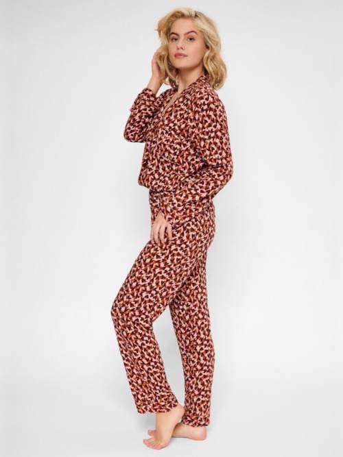 LingaDore Night Love marron/print pyjama LingaDore Night Love marron/print pyjama