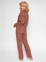 LingaDore Nuit Love marron/print pyjama