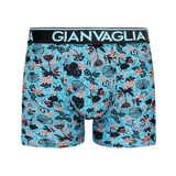Gianvaglia Shell bleu/print boxer