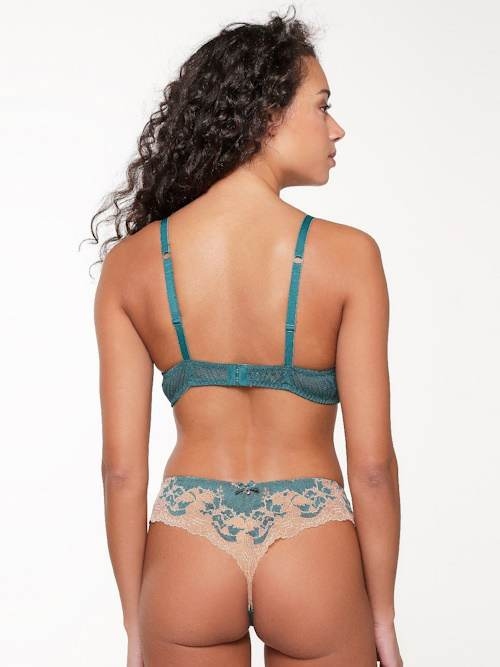 LingaDore  Turquoise & Sand turquoise/print soutien-gorge push up LingaDore  Turquoise & Sand turquoise/print soutien-gorge push up