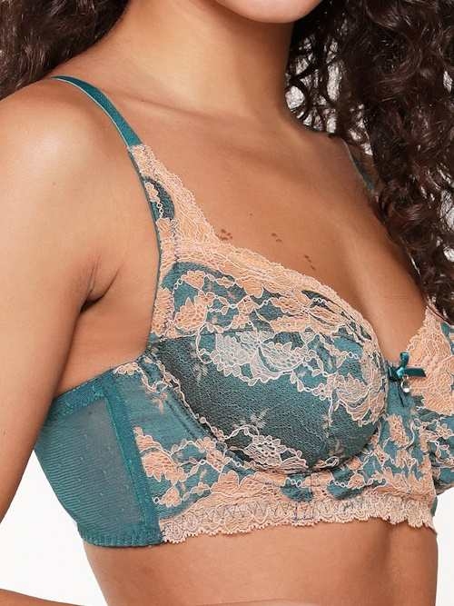 LingaDore  Turquoise & Sand turquoise/print soutien-gorge sans forme LingaDore  Turquoise & Sand turquoise/print soutien-gorge sans forme