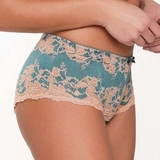 LingaDore  Turquoise & Sand turquoise/print shortie