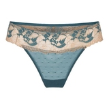 LingaDore  Turquoise & Sand turquoise/print culotte string