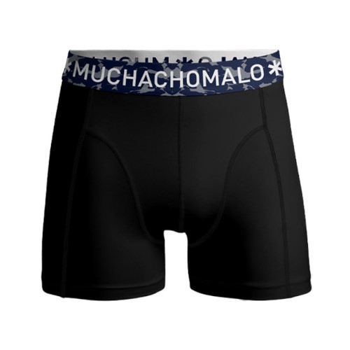 Muchachomalo Light Cotton Solid noir/violet boxer