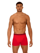 Muchachomalo Light Cotton Solid rouge boxer