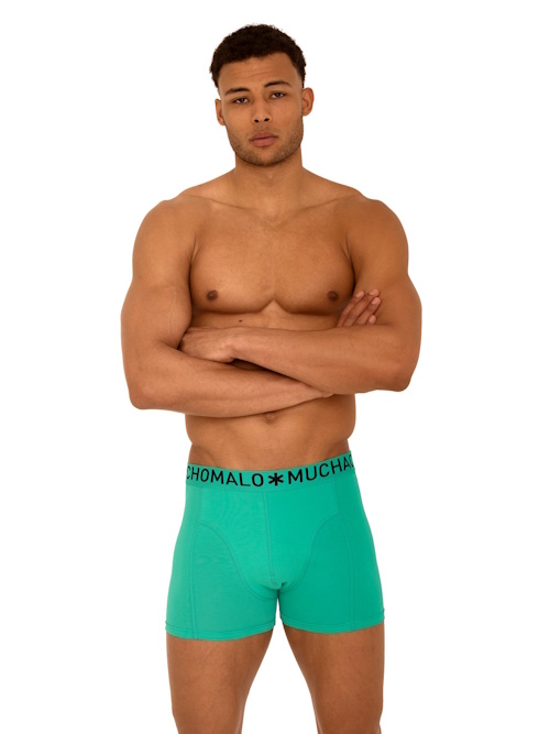 Muchachomalo Light Cotton Solid vert boxer Muchachomalo Light Cotton Solid vert boxer