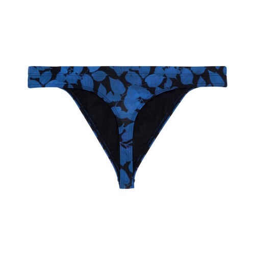 HOM Quentin bleu/print string pour hommes HOM Quentin bleu/print string pour hommes