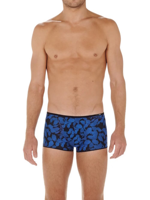 HOM Quentin bleu/print sport trunk HOM Quentin bleu/print sport trunk