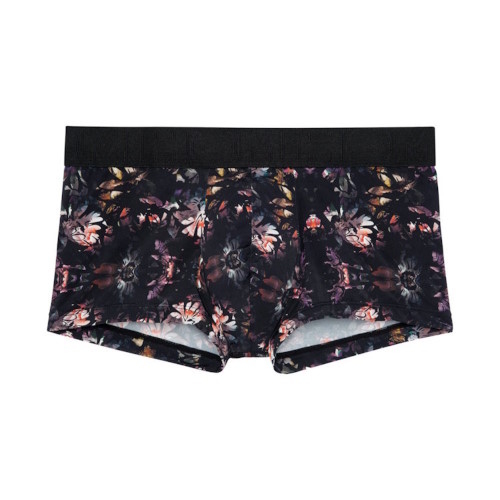 HOM Sebastian noir/print sport trunk HOM Sebastian noir/print sport trunk