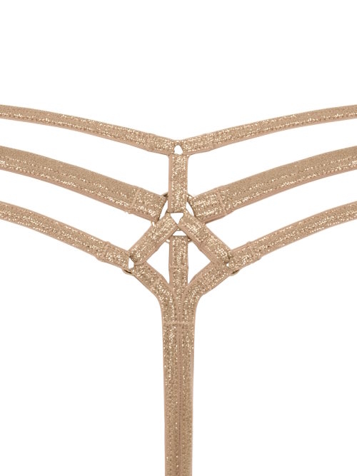 Marlies Dekkers Space Odyssey paillettes d'or culotte string Marlies Dekkers Space Odyssey paillettes d'or culotte string