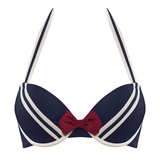 Maillots de bain Marlies Dekkers Sailor Mary bleu marine/ivoire bikinitop push up