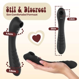 PureVibe Vibrating Air-Pulse Massager noir vibromasseur clitoris
