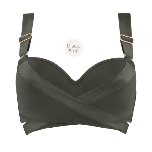 Maillots de bain Marlies Dekkers Cache Coeur vert haut de bikini préformé Maillots de bain Marlies Dekkers Cache Coeur vert haut de bikini préformé