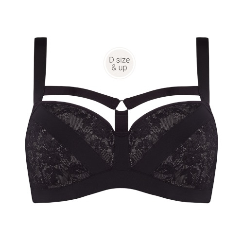 Marlies Dekkers Wing Power grijs/zwart soutien-gorge rembourré Marlies Dekkers Wing Power grijs/zwart soutien-gorge rembourré