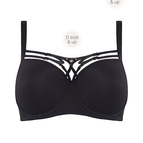 Marlies Dekkers  Shieldmaiden noir soutien-gorge rembourré Marlies Dekkers  Shieldmaiden noir soutien-gorge rembourré