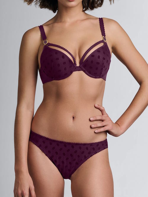 Marlies Dekkers Visage aubergine soutien-gorge push up Marlies Dekkers Visage aubergine soutien-gorge push up