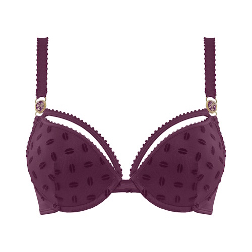 Marlies Dekkers Visage aubergine soutien-gorge push up Marlies Dekkers Visage aubergine soutien-gorge push up