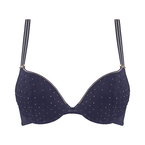 Marlies Dekkers Petit Point bleu marine soutien-gorge push up Marlies Dekkers Petit Point bleu marine soutien-gorge push up