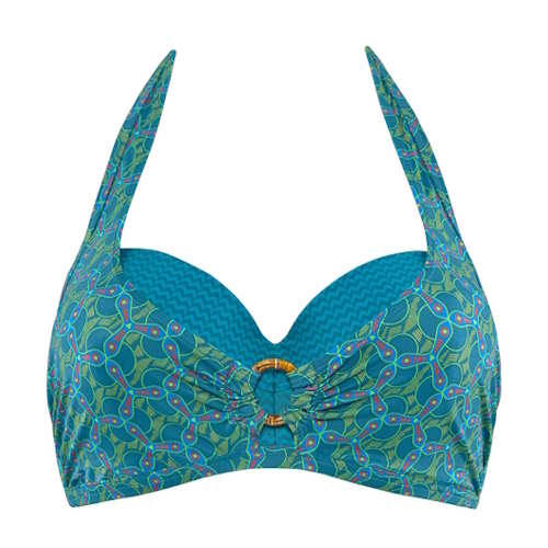Maillots de bain Marlies Dekkers Oceana bleu/vert haut de bikini préformé Maillots de bain Marlies Dekkers Oceana bleu/vert haut de bikini préformé