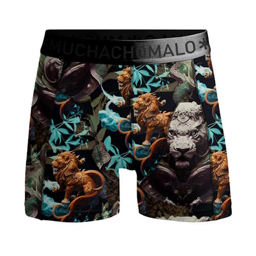 Muchachomalo Lion noir/print boxer pour hommes