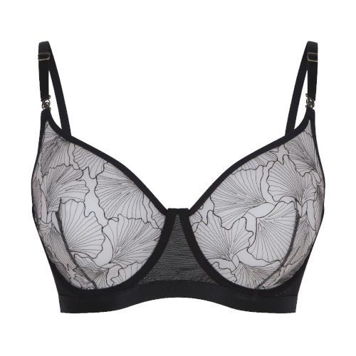 LingaDore Black Flower noir soutien-gorge sans forme LingaDore Black Flower noir soutien-gorge sans forme