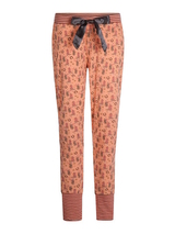 Charlie Choe T- Howdy orange/print pantalon de pyjama