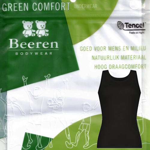 Sous-vêtements Beeren Green Comfort noir chemise pour femmes Sous-vêtements Beeren Green Comfort noir chemise pour femmes