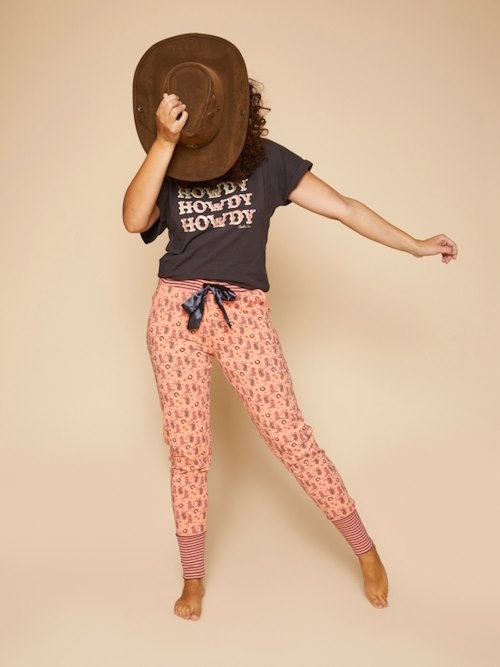 Charlie Choe T- Howdy marron chemise de nuit Charlie Choe T- Howdy marron chemise de nuit