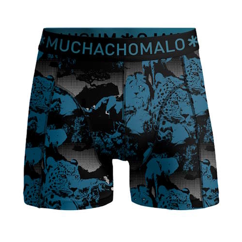 Muchachomalo Africa bleu/print boxer pour hommes