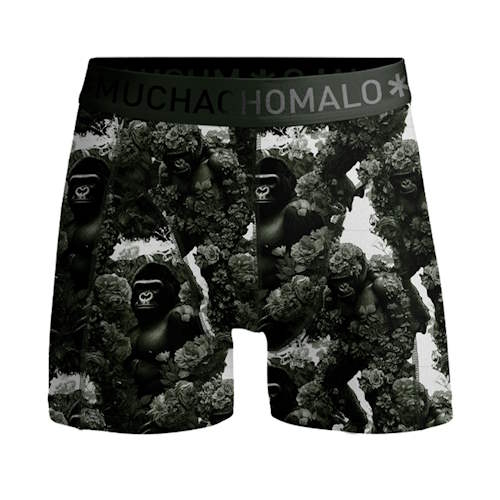 Muchachomalo Gorilla vert/print boxer pour hommes