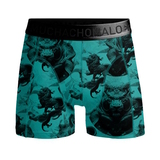 Muchachomalo Lion vert/print boxer pour hommes