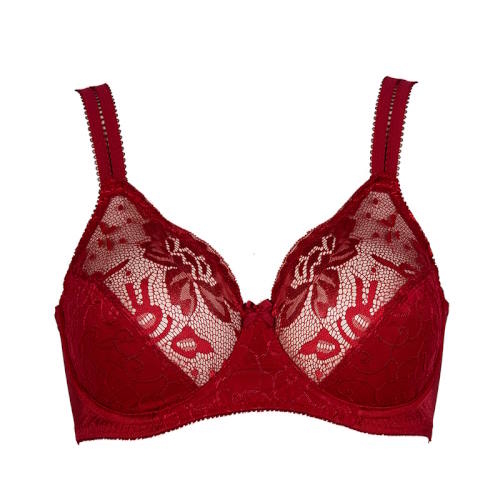 Elbrina Johanna rouge foncé soutien-gorge sans forme Elbrina Johanna rouge foncé soutien-gorge sans forme