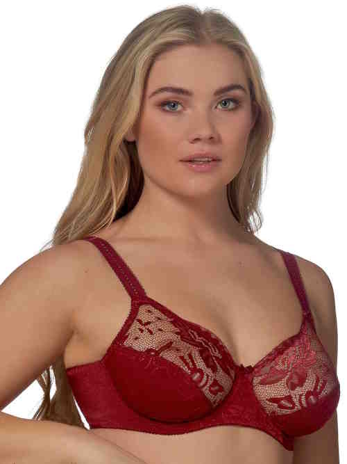 Elbrina Johanna rouge foncé soutien-gorge sans forme Elbrina Johanna rouge foncé soutien-gorge sans forme