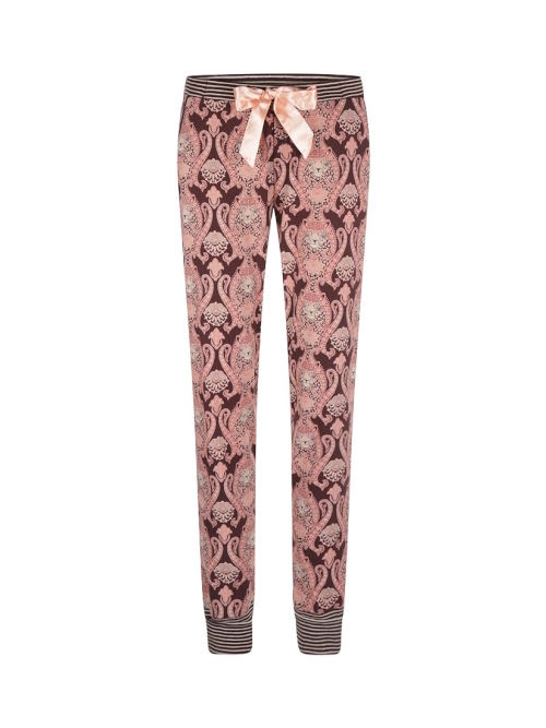 Charlie Choe Coeur sauvage marron/rose pantalon de pyjama