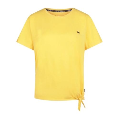Charlie Choe Flore sauvage jaune chemise de pyjama